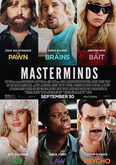 Masterminds (2016) Original One-Sheet Movie Poster - Original Film Art - Vintage Movie Posters