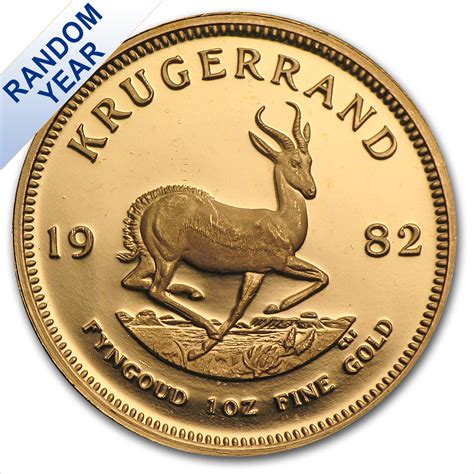 South Africa 1 oz Gold Krugerrand Proof (Random Year) - Legacy Coins ...