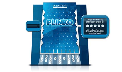 Open Text Plinko Game