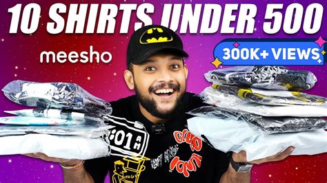 10 BEST CASUAL SHIRTS UNDER 500 FOR MEN on MEESHO 🔥 Biggest Shirt Haul Review 2023 | ONE CHANCE ...