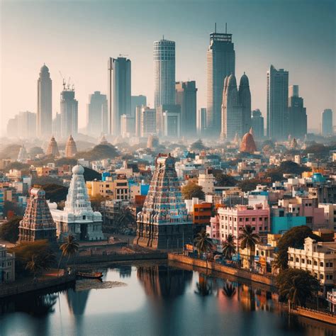 Chennai Skyline as imagined by Open AI's DALL·E 3 : r/Chennai