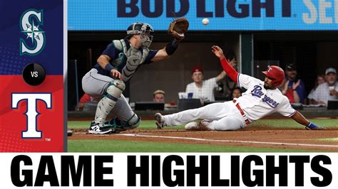 Mariners vs. Rangers Game Highlights (7/14/22) | MLB Highlights - Win ...