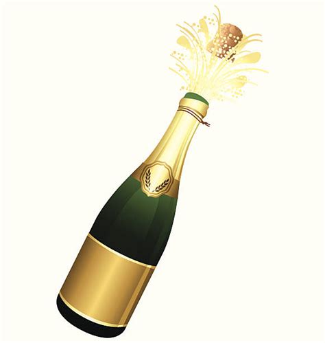 Champagne Bottle Clip Art, Vector Images & Illustrations - iStock