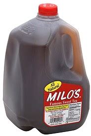 Milos Tea Sweet 128.0 oz Nutrition Information | ShopWell