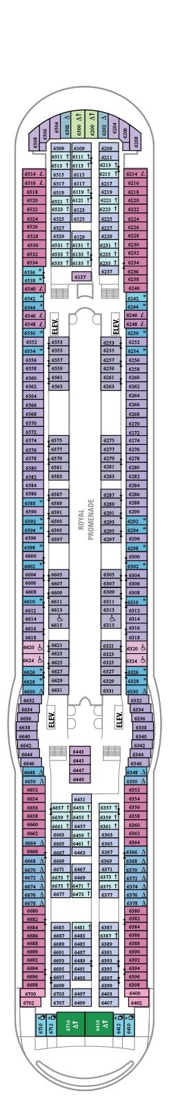 Independence of the Seas Deck plan & cabin plan