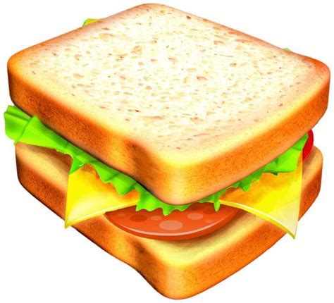 Sandwich Transparent PNG Clipart Image | Food clipart, Food doodles ...