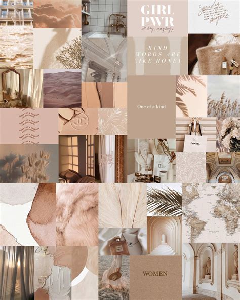 Top 999+ Beige Aesthetic Collage Wallpaper Full HD, 4K Free to Use