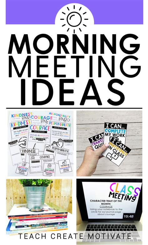 Morning Meetings Ideas & Activities - Teach Create Motivate