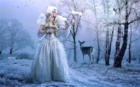 Winter Fairy Wallpapers - Top Free Winter Fairy Backgrounds ...