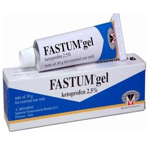 Fastum Gel - Ketoprofen 2.5 % Gel, 50g - Asset Pharmacy