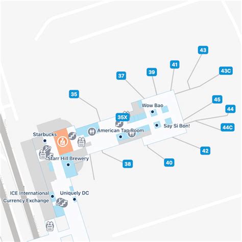 Reagan National Airport Terminal C Map & Guide