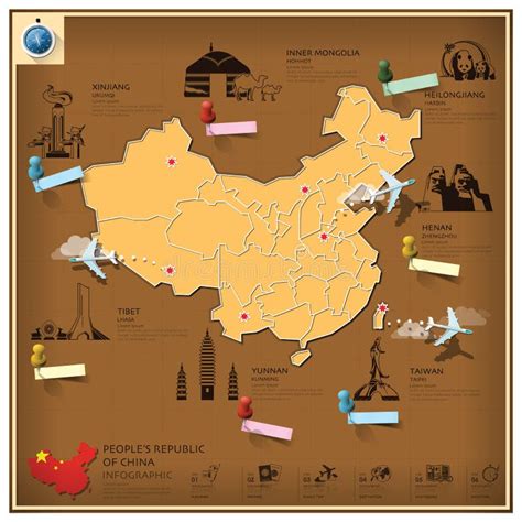 China Landmarks Map