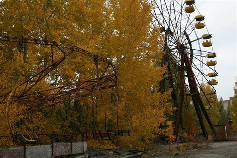 Pripyat amusement park, album in comments Source:... | Destroyed and ...