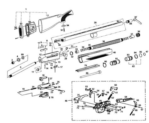 Pump Shotgun Parts Diagram