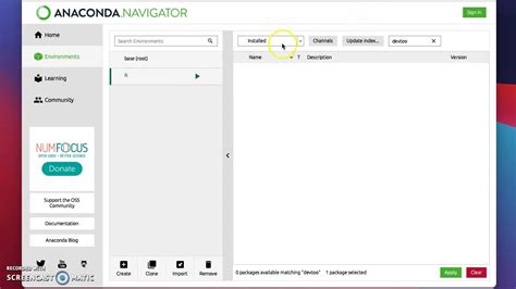 Installing R packages in Anaconda R Environment via Anaconda IDE when ...