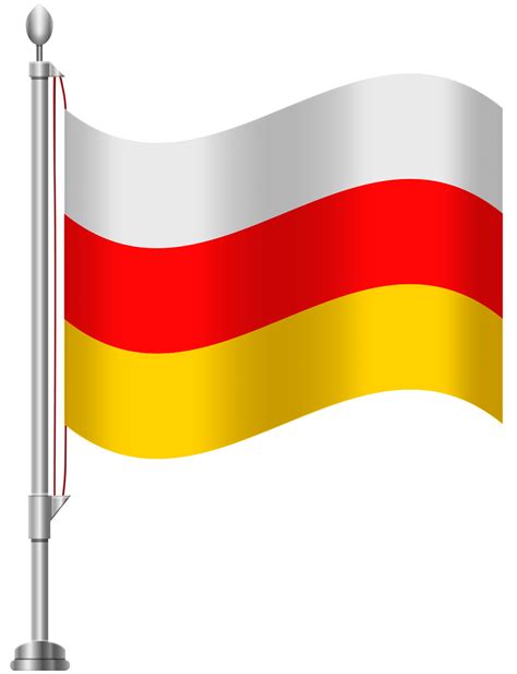 South Ossetia Flag PNG Clip Art