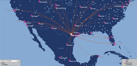 san_antonio_international_airport_direct_flight_map - San Antonio Report