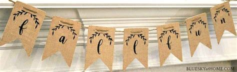 How to Make an Easy DIY Fabric and Burlap Banner - Bluesky at Home