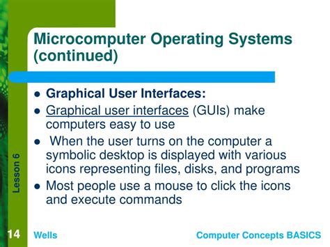 PPT - Lesson 6 Operating Systems and Software PowerPoint Presentation ...