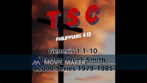 001 Genesis 1:1-10 | Pastor Chuck Smith | C2000 Series | Thru The Bible