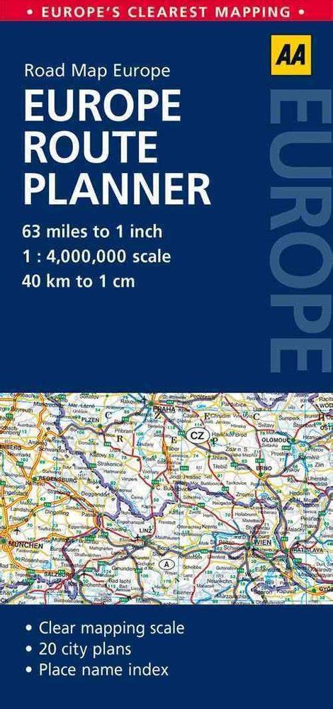 Buy Europe Route Planner by AA Publishing With Free Delivery | wordery.com