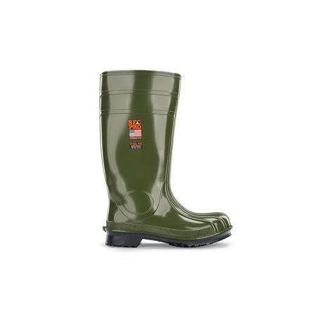 Shoes For Crews Guardian IV ST Unisex Size 8M Green PVC Slip-Resistant Steel Toe Work Boot-2066 ...