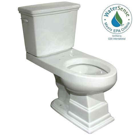 Foremost Structure Suite 2-Piece High Efficiency Elongated Toilet in White-TL-1951-EW - The Home ...