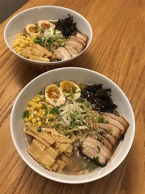 First try making Tonkatsu Ramen for two! : r/ramen