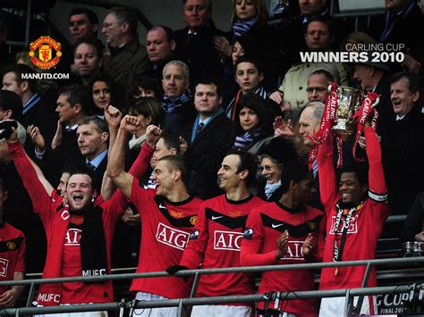 carling cup winner in 2010 wallpaper | Manchester United Wallpapers