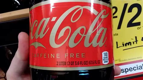 Caffeine free Coca -Cola - YouTube