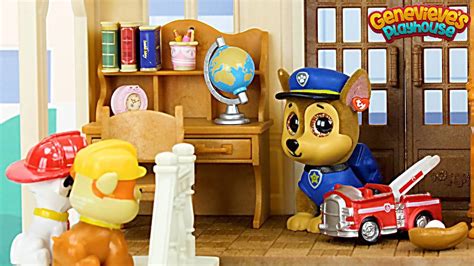 Paw Patrol get a New House Toy Learning Video for Kids! Chords - Chordify