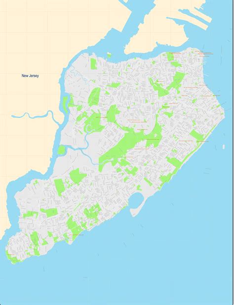 Staten Island Streets Map • Mapsof.net