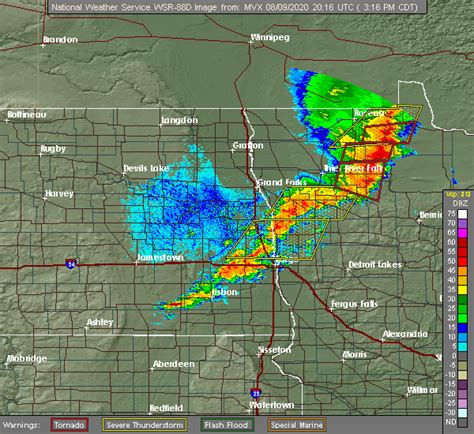 Interactive Hail Maps - Hail Map for Fargo, ND