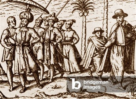 Image of Netherlands/ Indonesia: Dutch explorer Cornelis de Houtman (right) meets the