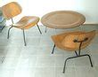 Eames LCM chairs & CTM coffee table set