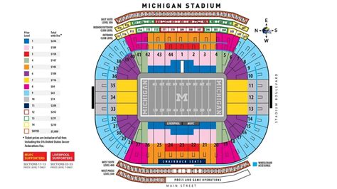 The Awesome michigan stadium seating chart | Michigan football ...