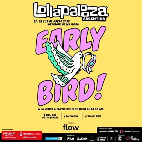 Lollapalooza Argentina 2023: anunciaron fechas, lugar y el inicio de la preventa