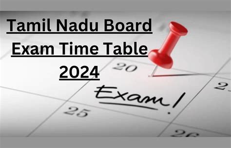 Tamil Nadu 10th, 11th, 12th Public Exam Time Table 2024 Out, Exams from March 1