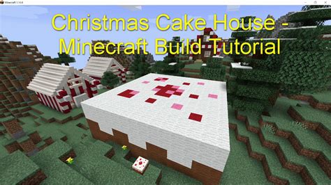 Christmas Cake House - Minecraft Build Tutorial - YouTube