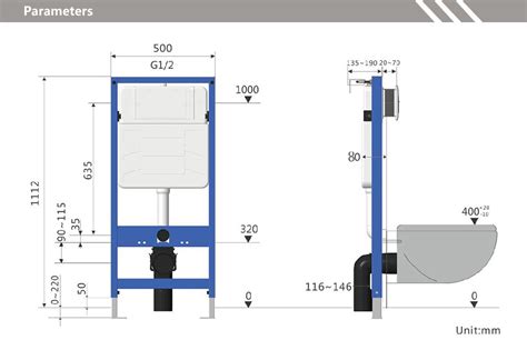 In Wall Toilet Tank Dimensions - Wall Design Ideas