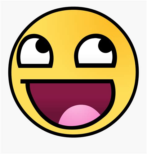 Clip Art Epic Smile - Awesome Face , Free Transparent Clipart - ClipartKey