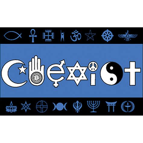 Coexist Flag 3' x 5'