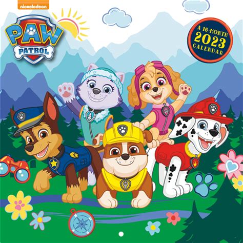 2023 Nickelodeon PAW Patrol Wall Calendar | Paw patrol nickelodeon, Paw patrol, Paw