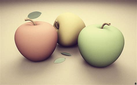 wallpaper: Pastel Apples (by Furumaru)