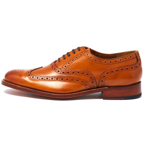 Grenson Footwear | Dylan Tan Brogue Leather Shoe