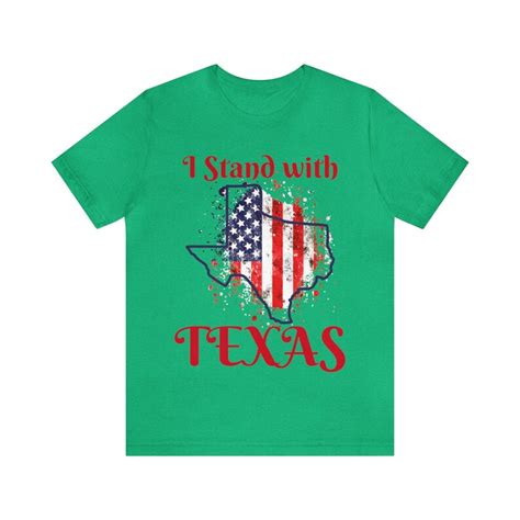 I Stand With Texas Unisex Jersey Short Sleeve Tee - Etsy