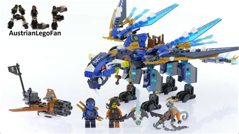 Lego Ninjago 70602 Jay´s Elemental Dragon - Lego Speed Build Review ...