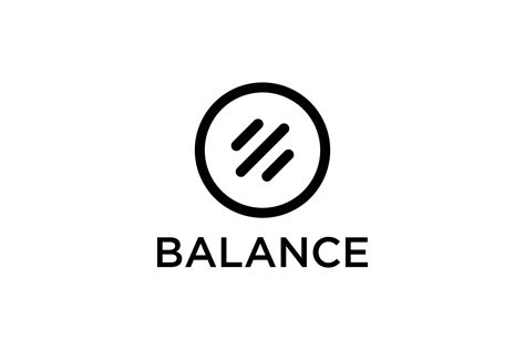 Balance Logo Graphic by atapdesain · Creative Fabrica