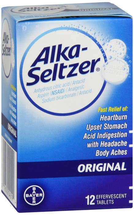 ALKA-SELTZER Original 12ct - Sterling Distributors