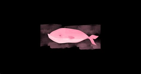 Pink whale - Pink Whale - Sticker | TeePublic